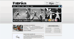 Desktop Screenshot of fabrikadans.com